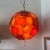 1950s Mid-Century Modern Chunky Acrylic Swag Lamp For Sale - Image 6 of 7