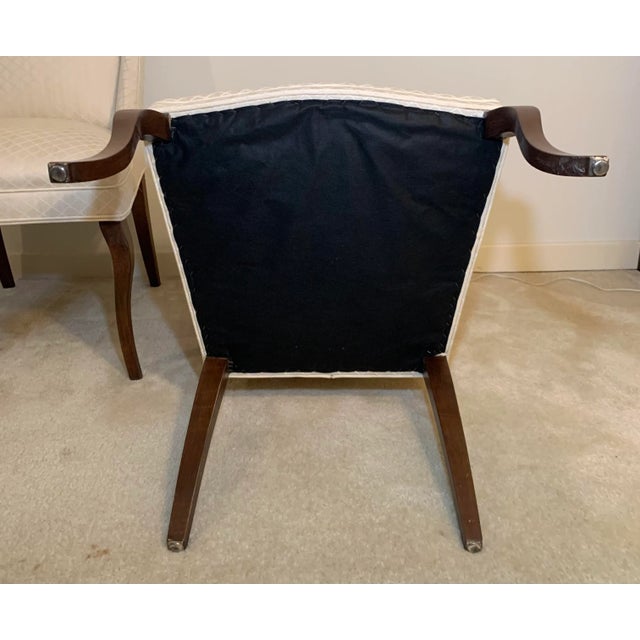 Mid 20th Century Dining Head Chairs- Set of 2 For Sale - Image 12 of 13