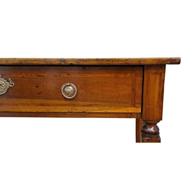 Wood Walnut Table, Parma, Italy, 18th Century For Sale - Image 7 of 11