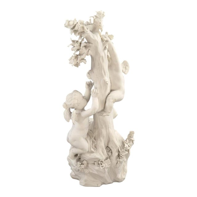 Ceramic Four Elements No. 48 Nude Figure Group from Derby, 1773 For Sale - Image 3 of 10