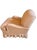 English Serena & Lily Miramar English Roll Arm Chair With Ruffle Skirt – Blush Washed Linen | Like New For Sale - Image 3 of 5