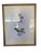 Chinoiserie Pair of Vintage Framed Orchid Botanical Prints in Chinoiserie Pots For Sale - Image 3 of 12