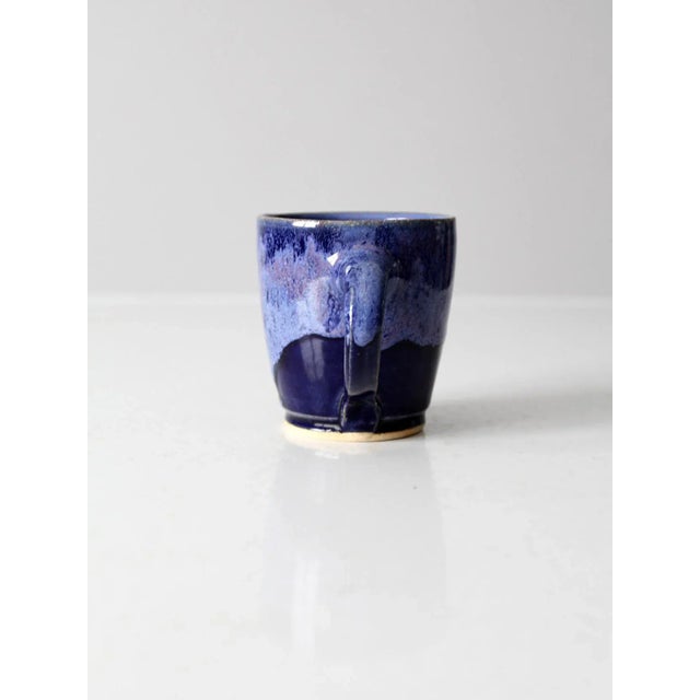 Contemporary Vintage Studio Pottery Mug For Sale - Image 3 of 10