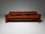 Orange Maralunga Sofa in Burned Orange Velvet by Vico Magistretti for Cassina, 1970s For Sale - Image 8 of 12