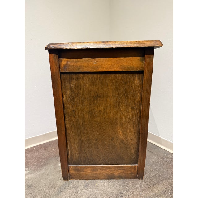 Wood Vintage Primitive Wood Apothecary-Style Five-Drawer Cabinet For Sale - Image 7 of 14