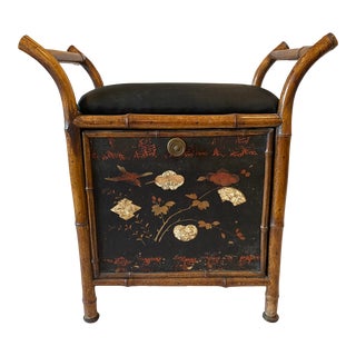 Late 19th Century Victorian Piano Bench For Sale