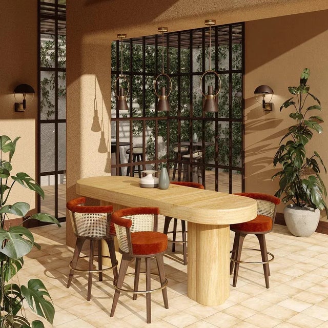 Wood George Bar Chair by Wood Tailors Club For Sale - Image 7 of 8