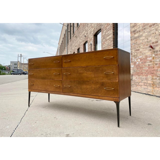 Heywood Wakefield Contessa Series Lowboy Dresser For Sale - Image 11 of 11