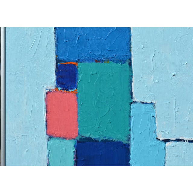 'Toujours Ensemble' Original Abstract Painting by Lars Hegelund For Sale - Image 9 of 11