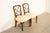 Kindel Furniture Federal Carved Mahogany Side Chairs or Dining Chairs, Pair For Sale - Image 15 of 15