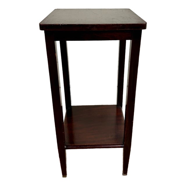 Vintage Nelson Matter Furniture Co Mission Arts and Crafts Lamp Table Nightstand For Sale