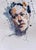 Untitled 11 by Clyde Steadman | Watercolor on paper portrait of a womans face For Sale