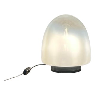 Ebe 34 Table Lamp in Glass and Metal by Giusto Toso for Leucos, Italy, 1970s For Sale