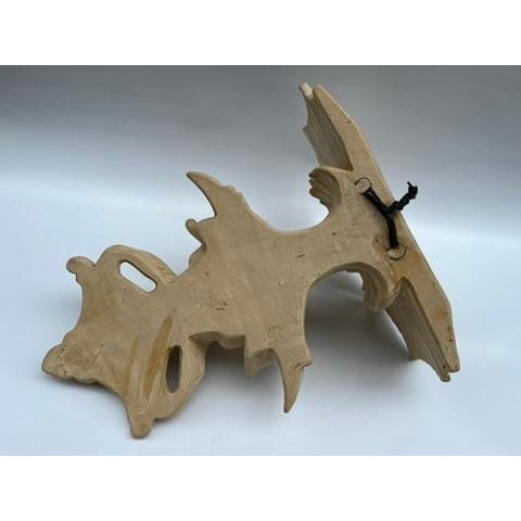 Sand Chinoiserie Figural Wall Bracket For Sale - Image 8 of 8