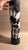Art Nouveau Large Cameo Glass Cylinder Vase Black and White For Sale - Image 3 of 11