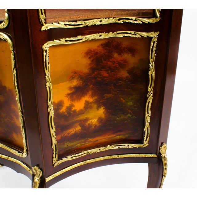 Antique 19th Century French Vitrine Display Cabinet by Vernis Martin For Sale - Image 18 of 18