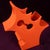Abstract Orange Ceramic Sculptural Vase, 1980 For Sale - Image 6 of 18
