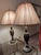 Hollywood Regency Vintage Stiffel Brass Table Lamps- A Pair For Sale - Image 3 of 11