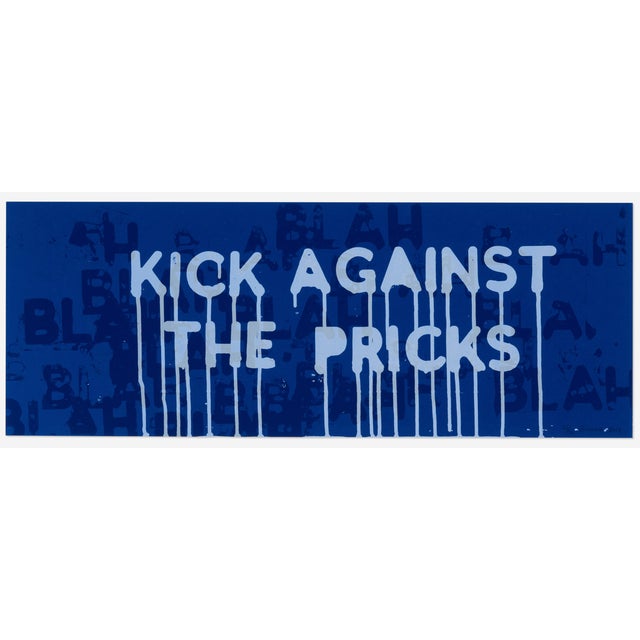 ARTIST: Mel Bochner (American, 1940–2025) CATEGORY: Works on Paper / Print MATERIALS: Screenprint in colors on metallic...