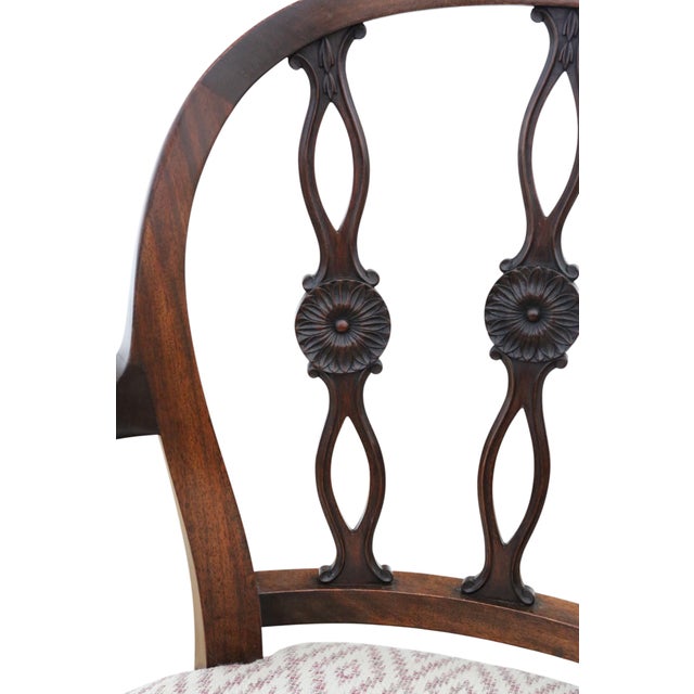 Antique Mahogany Elbow Chair, 1800s For Sale - Image 6 of 10