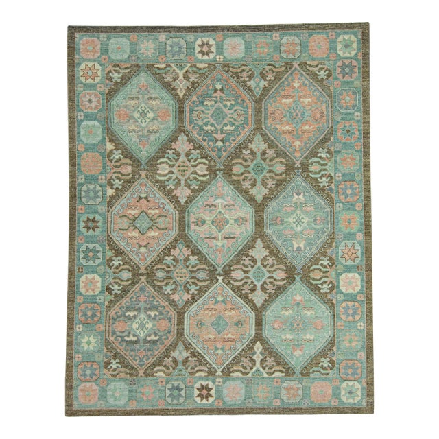 Turkish Oushak Rug 7'11" x 10'2" #20044 For Sale