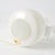 White Danish White Glass Table Lamp, 1980s For Sale - Image 8 of 9
