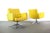 Mid-Century Modern 1950s Swivel Lounge Chairs by Vincent Cafiero for Knoll in Yellow - a Pair For Sale - Image 3 of 7