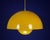 Metal VP2 Mustard Flowerpot Pendant Lamp by Verner Panton for &Tradition, 2000s For Sale - Image 7 of 7