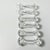 1980s Vintage Hollywood Regency Chippendale English Crystal Knife Rests After Ralph Lauren - Set of 6 For Sale - Image 4 of 9