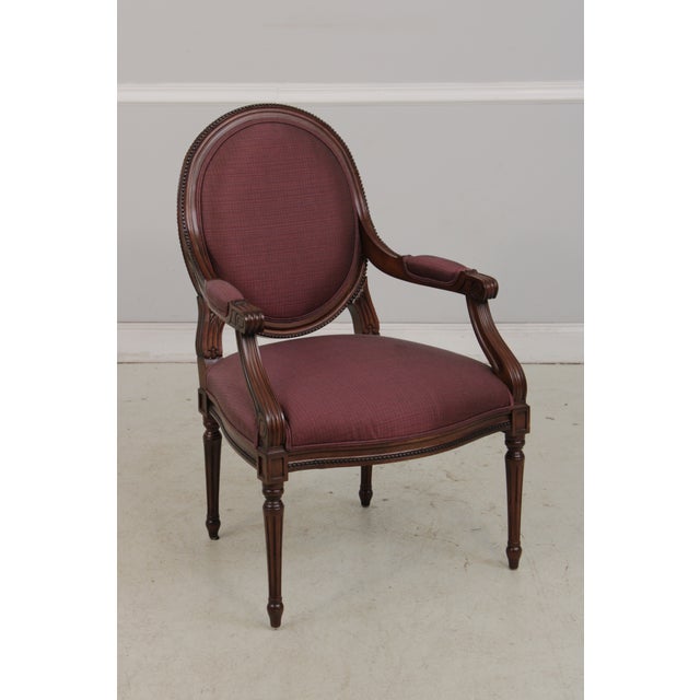 Age: Approx. 20 Years Old Details: Medallion Backs Mahogany Frames Nice Carved Details High Quality Construction French...