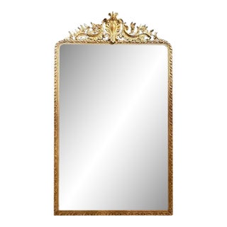 Louis XVI Carved and Giltwood Mirror For Sale
