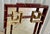 Glass Vintage Palm Beach Regency Red Faux Tortoiseshell & Parcel Gilt Wall Mirror- Newly Painted For Sale - Image 7 of 12