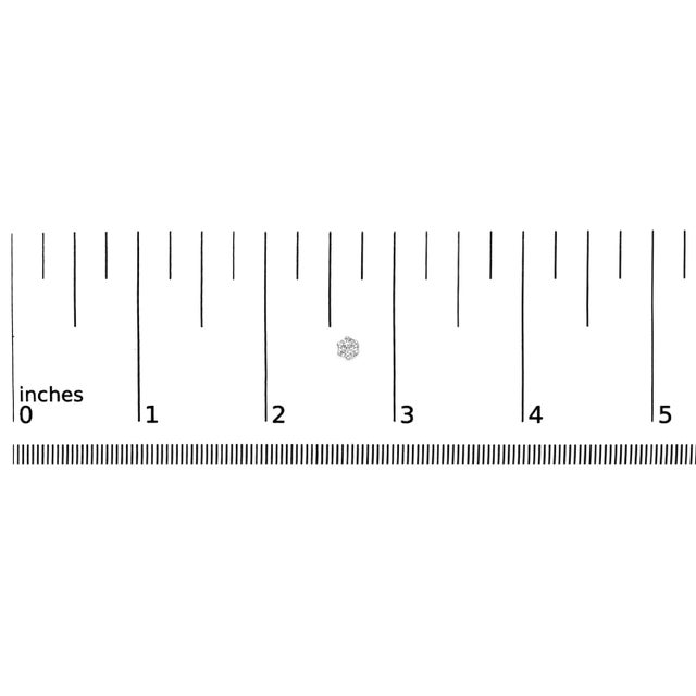 Early 21st Century 14K White Gold 1/2 Cttw Lab-Grown Diamond 6 Prong Hidden Halo Stud Earrings, A Pair For Sale - Image 5 of 5