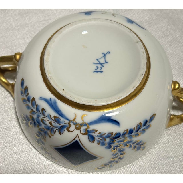 Late 19th Century Sèvres Antique Lidded Bowl With Plate For Sale - Image 9 of 9