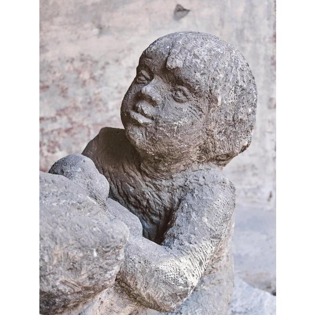 Liberec Artist, Mother with Child, 1930s, Sandstone For Sale - Image 4 of 18