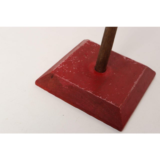 Pair of Vintage Folk Art Handmade Wooden Ring Toss Games For Sale - Image 9 of 12