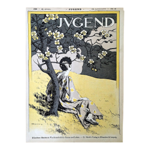 Jugend Magazine 1898 Martin Stevens Cover Print
