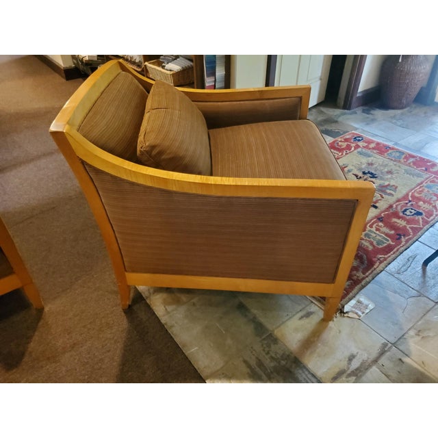 Vintage Pair of Baker Arm Chairs For Sale - Image 17 of 17