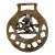 Early 20th Century Horse Brass Medallion of Lion For Sale