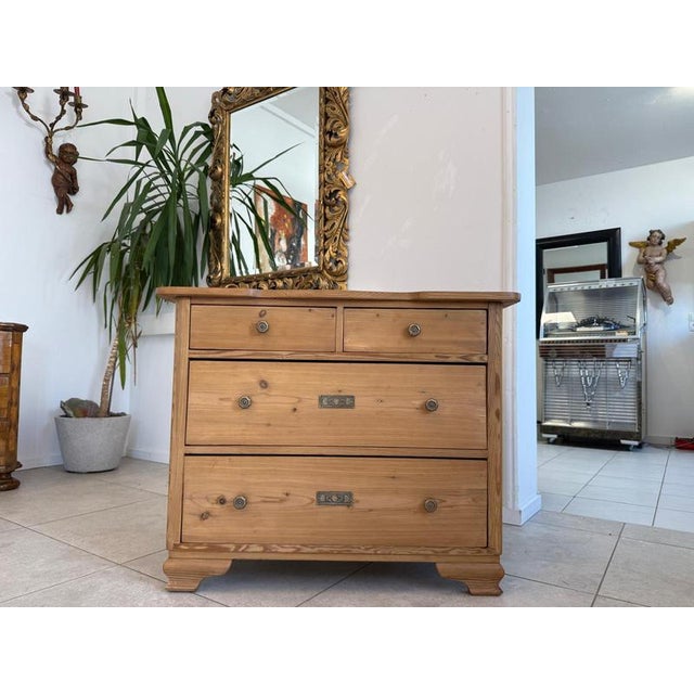 Original Art Nouveau 4-Drawer Chest of Drawers Dimensions: Height x Width x Depth 80 x 98 x 59 cm. For sale is a very...