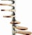 Mid-Century Modern Spiral Staircase with Thirteen Steps from Roger Tallon, 1970 For Sale - Image 3 of 5