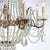 Large Antique French Empire Inspired Crystal & Bronze 8-Light Chandelier with Drape & Candle Lights c1930 Measures - 40" x...
