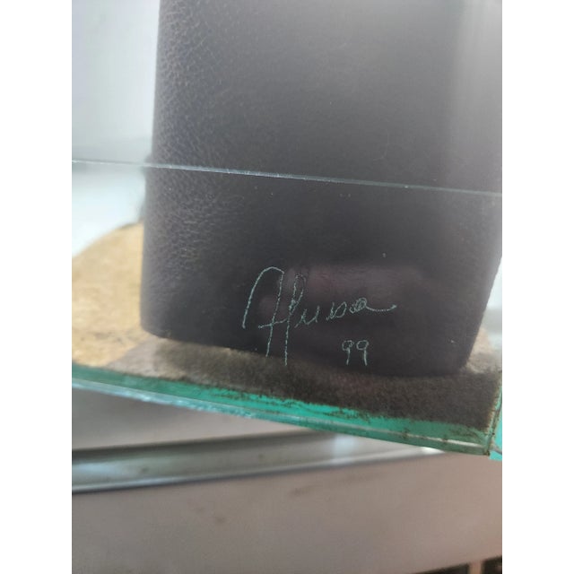 1990s Bronze Maquette of Nude in the Sand Signed For Sale - Image 9 of 9