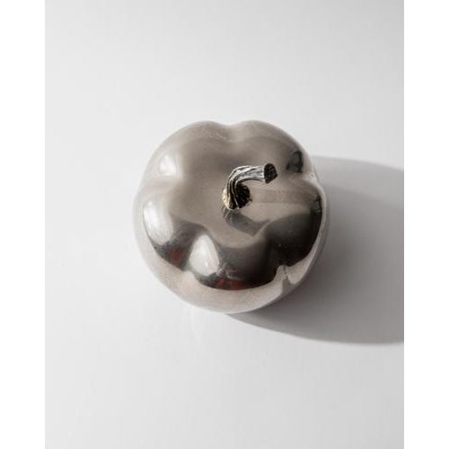 Vintage Silver Plated Pumpkin Box with Lid, 1970s For Sale - Image 6 of 11