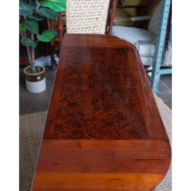 Mid 20th Century Louis XIV Style Demilune Console Cabinet For Sale - Image 17 of 18