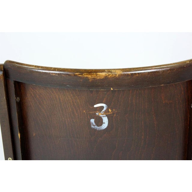 Vintage Cinema Chair, 1940s For Sale - Image 9 of 12