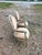 Mid 19th Century French 19th Century Louis XVI Painted Walnut Arm Chairs - Set of 2 For Sale - Image 5 of 12