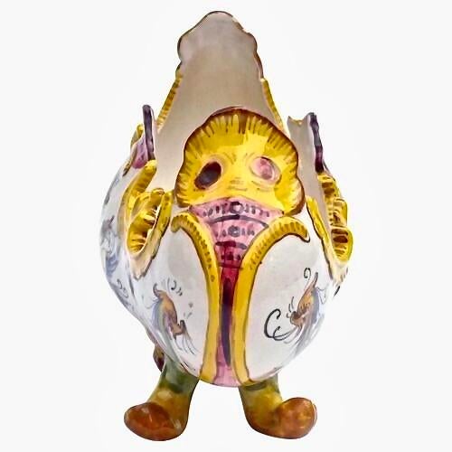 Traditional Vintage Italian Dolphin Boat Jardinière For Sale - Image 3 of 5