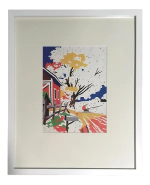 1992 "Do It Yourself (Landscape)" Neues Publishing Reproduction Print After Andy Warhol, Framed