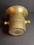 Antique Judaica Brass Mortar and Pestle Set Heavy 7.5lb Heavy Cast Found J. Greenstein Provenance For Sale - Image 14 of 18